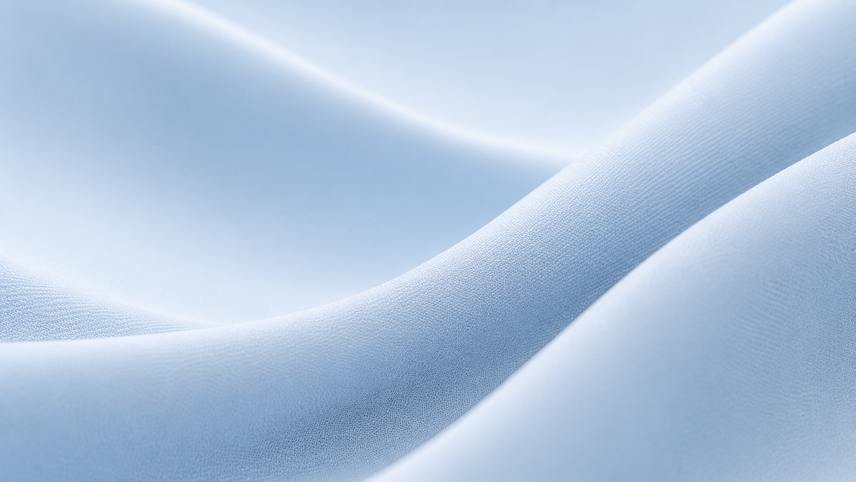 Pale blue cooling textile folds